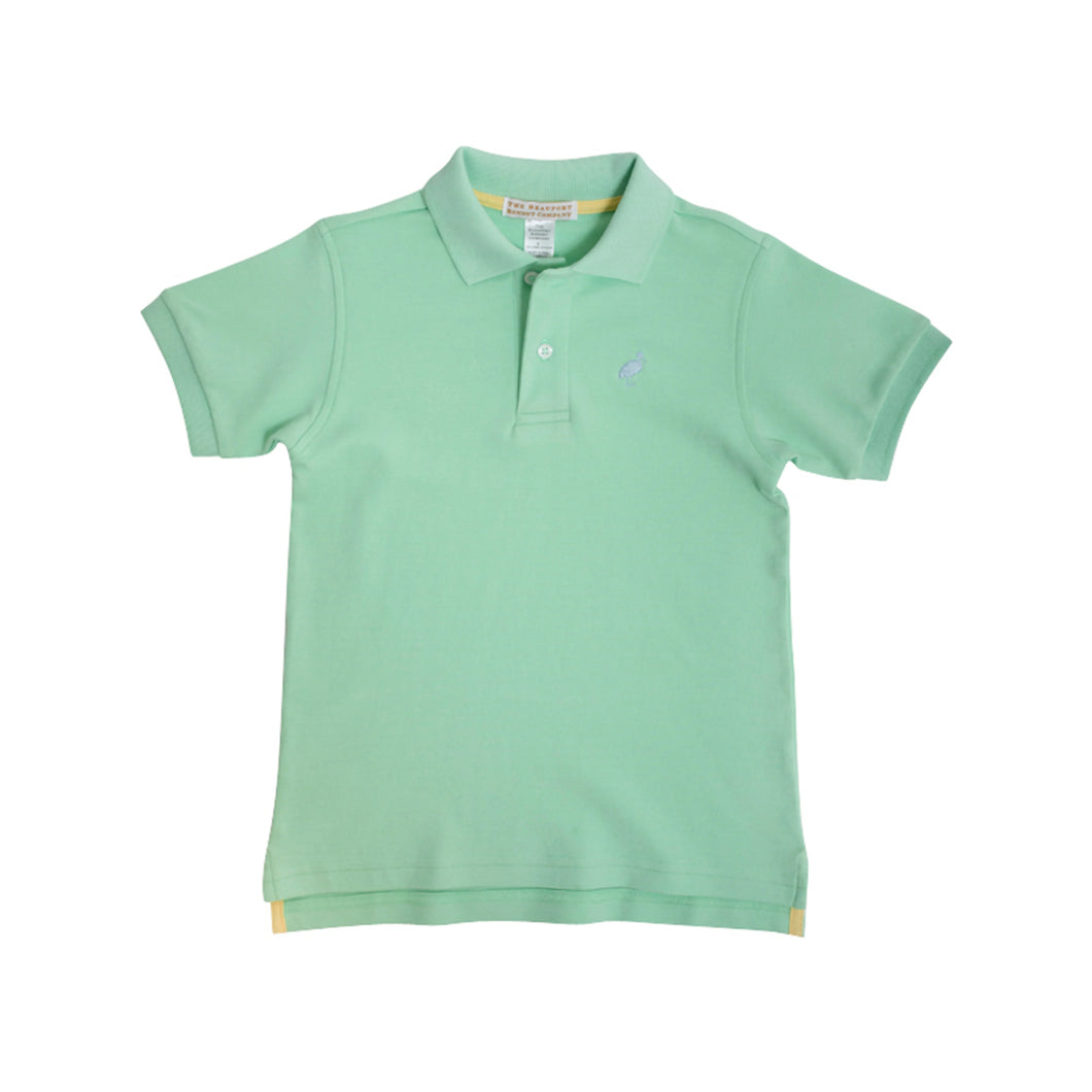 Prim & Proper Polo Grace Bay Green With Buckhead Blue Stork