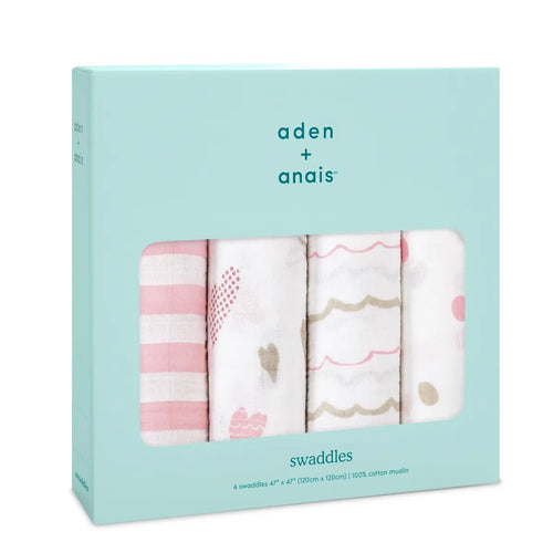 Heart Breaker 4-Pack Classic Swaddles