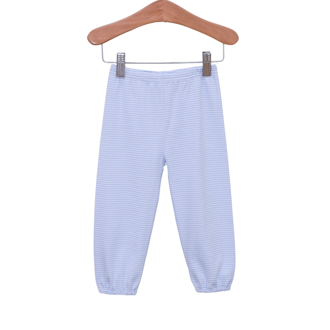 Bloomer Pants - Light Blue Stripe