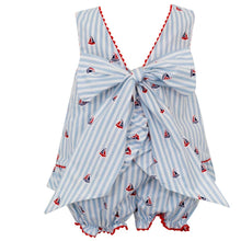 Sailboat Print Swing Top Bloomer Set