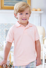 Prim and Proper Polo - Pompano Peach/Multicolor