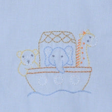 Blue Blanche Noah's Ark Diaper Set