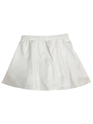 Metallic Pearl White Skirt