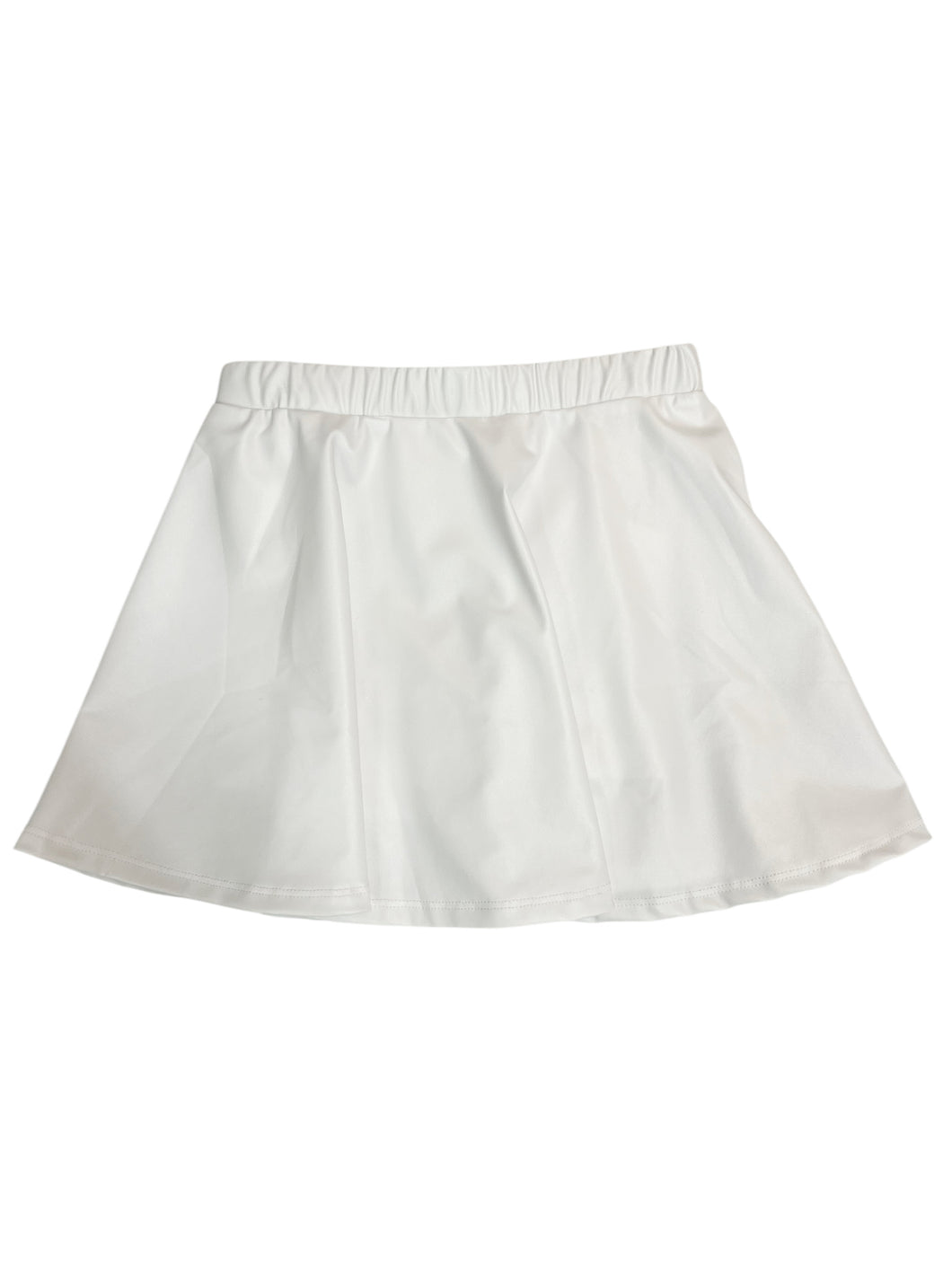 Metallic Pearl White Skirt