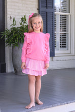 Laura Ruffle Pullover - Pink