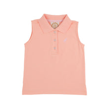 Pompano Peach Sleeveless Anna Price Polo