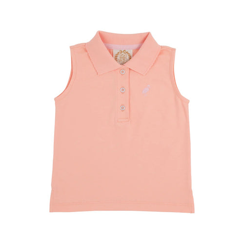 Pompano Peach Sleeveless Anna Price Polo