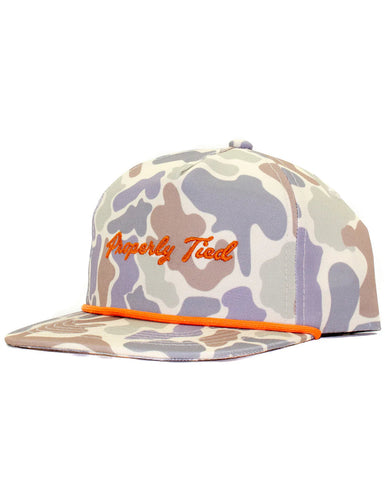 Boys Field Camo Rope Hat