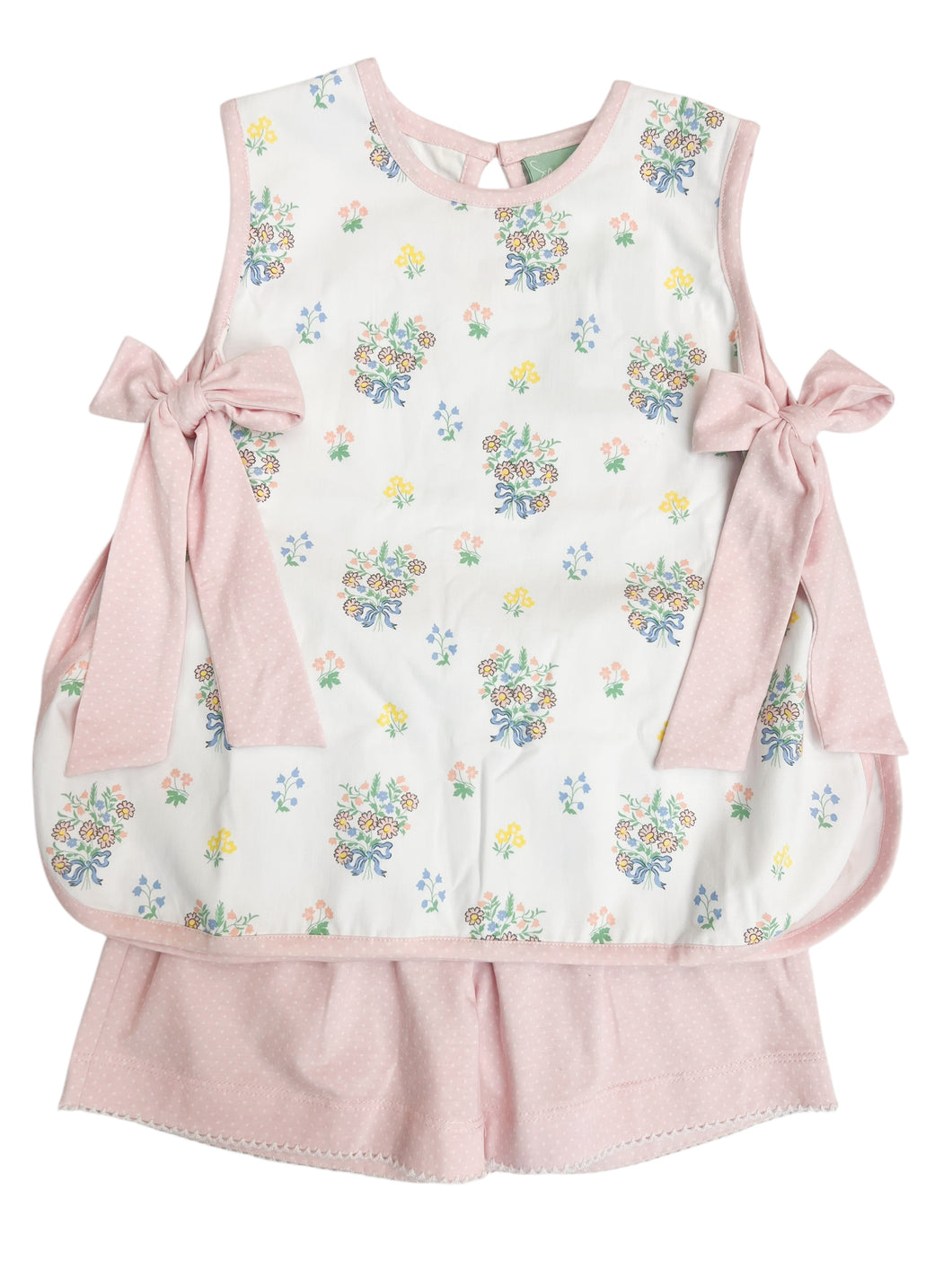 Spring Bouquet Bow Short Set