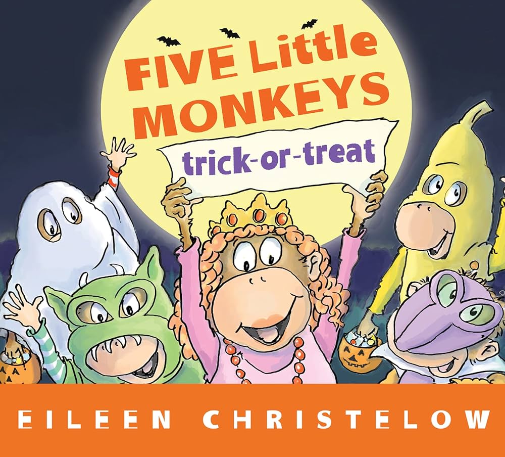 5 Little Monkeys Trick or Treat Book