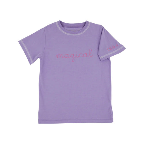 Sir Propers TShirt - Palisades Purple with Magical Embroidery