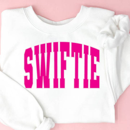 Pink Varsity Swiftie Sweartshirt