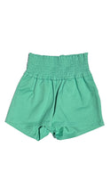 Teal Chloe Twill Shorts