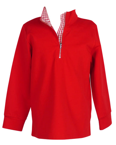 Anthony Quarter Zip - Red