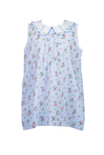 Bea Blue Floral Dotted-Swiss Dress