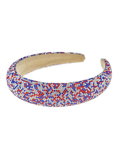 Red/Blue Crystal Headband