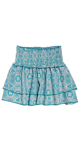 Island Teal Scottie Skirt