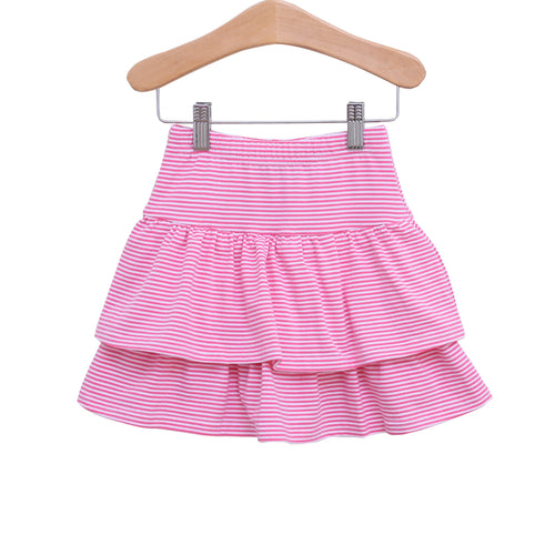 Rosemary Skort - Pink Stripe