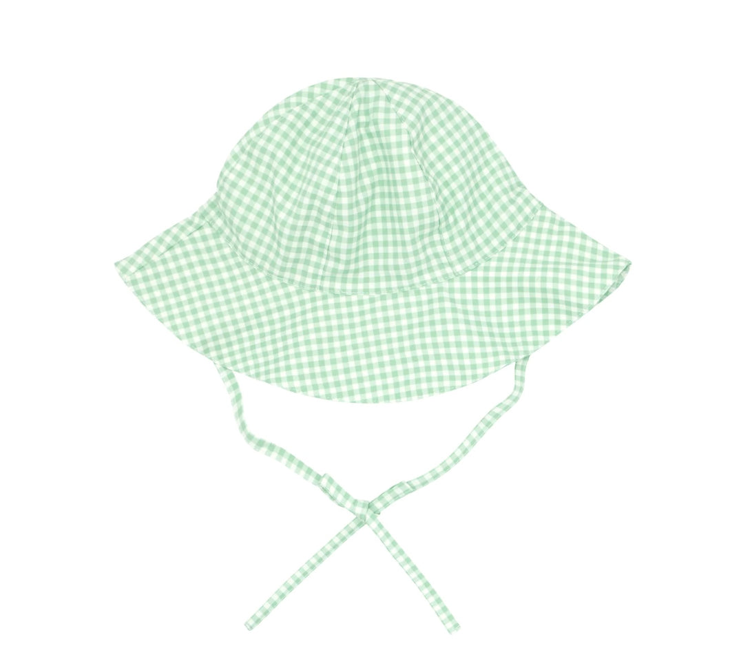 baby palm gingham sun hat