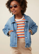 Girls Patch Pocket Denim Chore Jacket