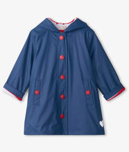 Navy & Red Raincoat