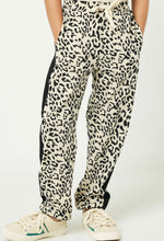 Girls Leopard Contrast Joggers