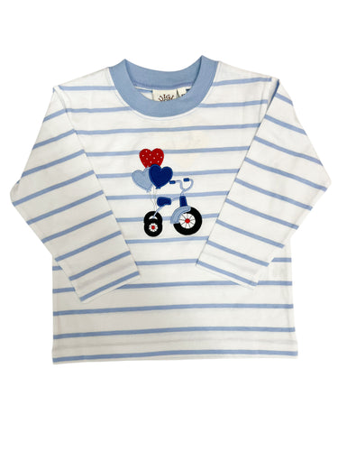 Tricycle w/ Heart Balloons Tee