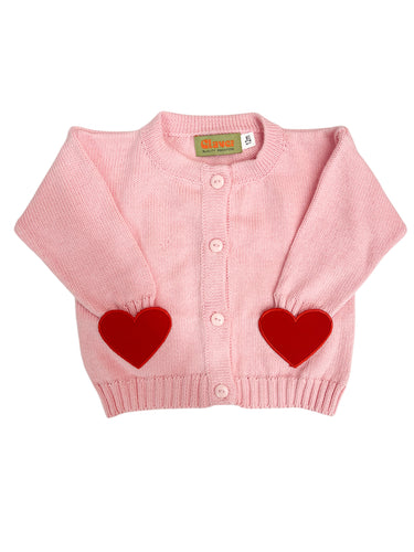 Heart Pocket Crew Cardigan