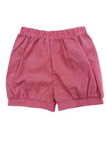 Adam Red Mini Gingham Short