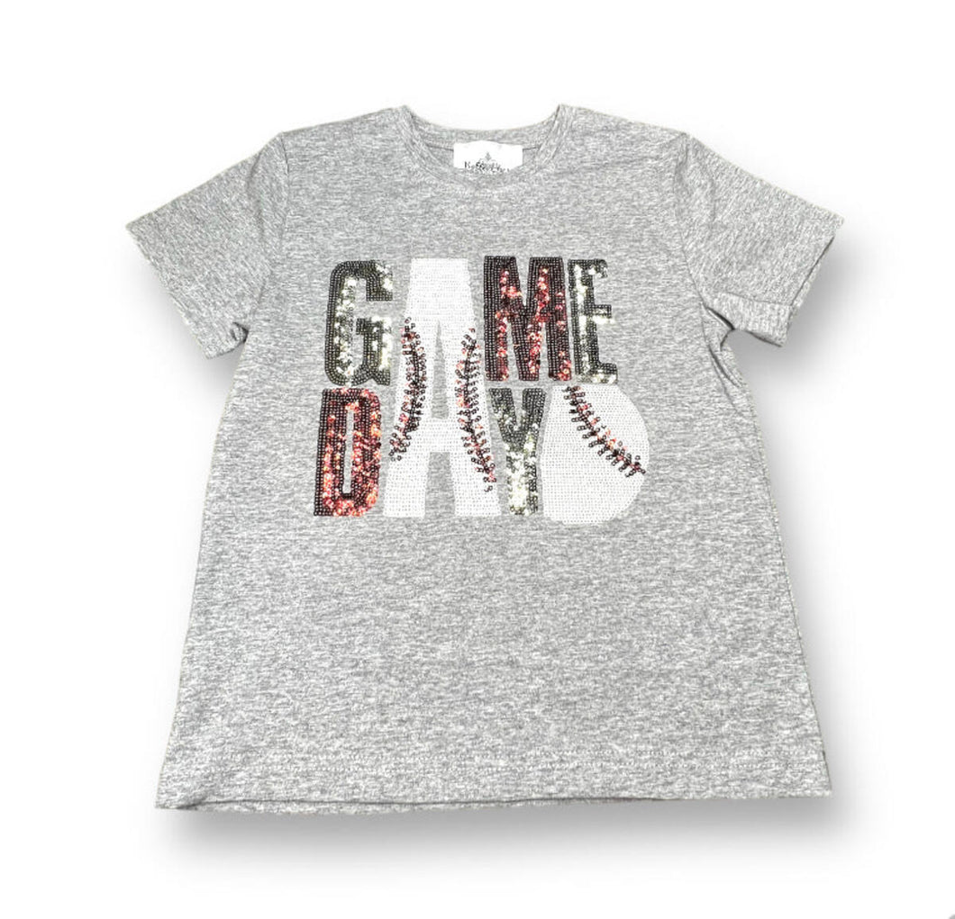 Maroon and Gray Gameday Shirt