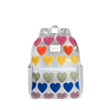 Fuzzy Hearts - Kane Double Pocket Large Backpack