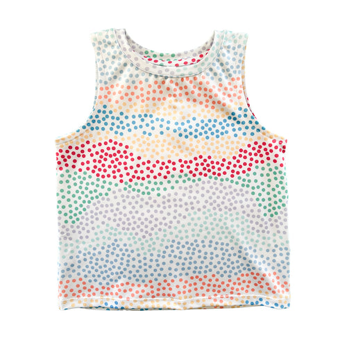 Multi Dots Lib Athleisure Tank