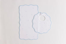 Bib & Burp Set - Blue Dots