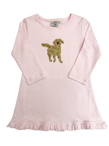 Pink Dot Puppy Dress