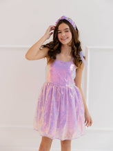 Lavender Sequin Tank Dress