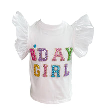 Birthday Girl Gem Ruffle Tee