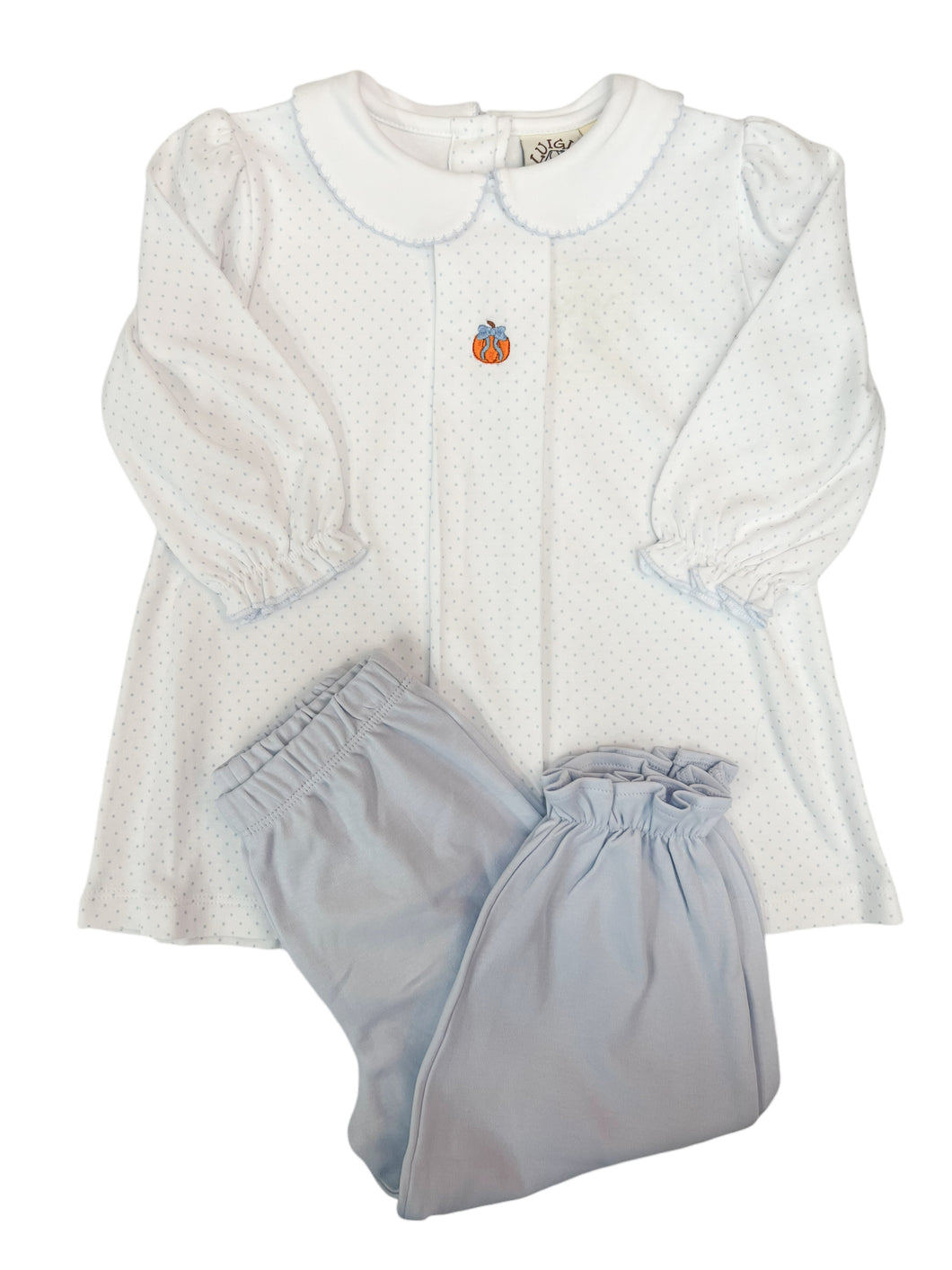 Girl Pumpkin Bloomer Pant Set