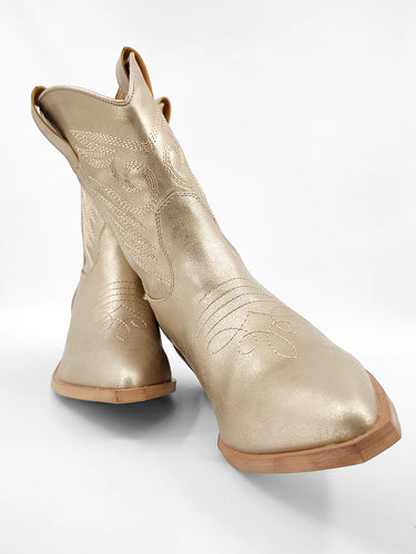 Zahara Boot- Gold