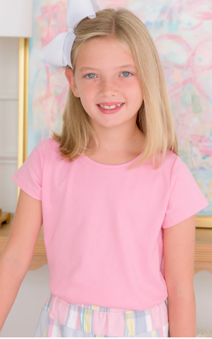 Plain Jayne Play Shirt- Hamptons Hot pink