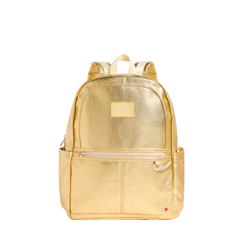 Gold - Kane Double Pocket Backpack