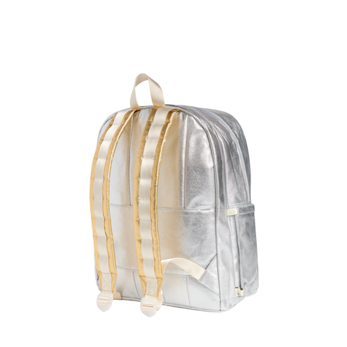 Silver/Gold - Kane Double Pocket Large Backpack