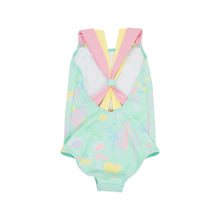 Seabrook Bathing Suit-Glencoe Garden Party W/ Grace Bay Green And Pier Party Pink