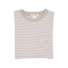 Keeneland Khaki Stripe Carter Crew Neck