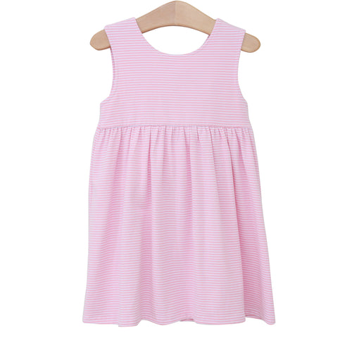 Light Pink Stripe Isabella Dress