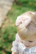 Knit Bow/Soft Headband