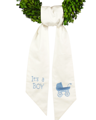 Wreath Sash - It's A Boy