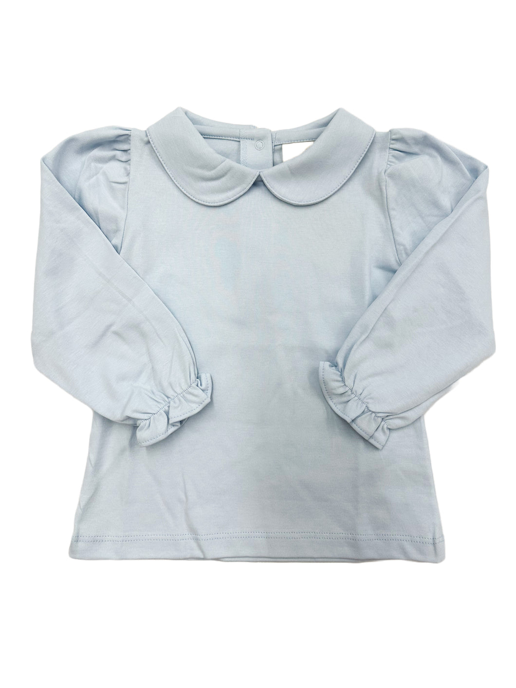 Maude's LS Peter Pan Collar Shirt-Buckhead Blue