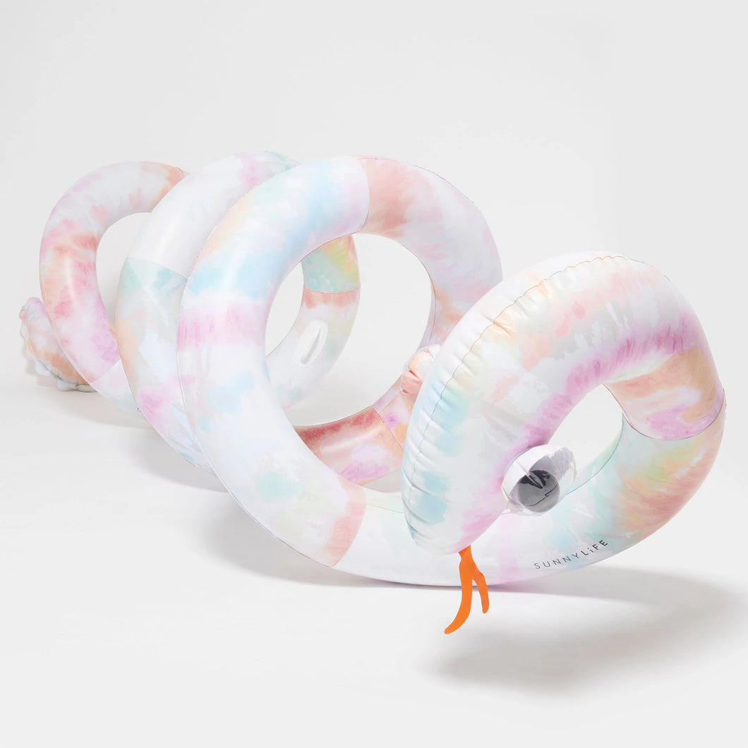 Giant Inflatable Noodle Snake-Tie Dye