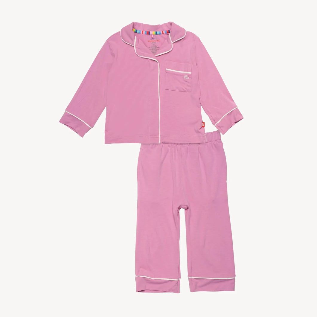 Mauve Long Sleeve Pajama Set