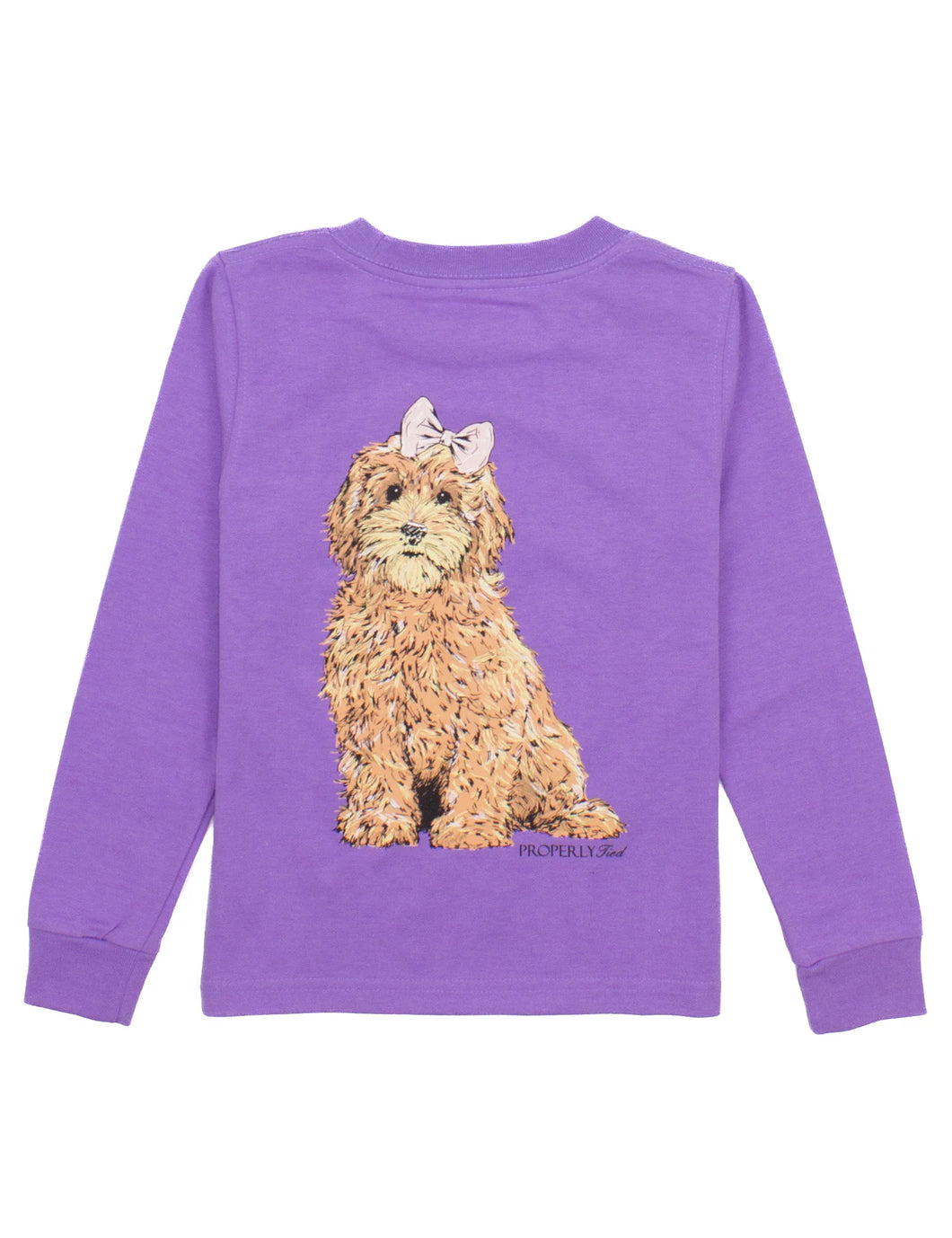 Purple Goldendoodle Longsleeve Tee